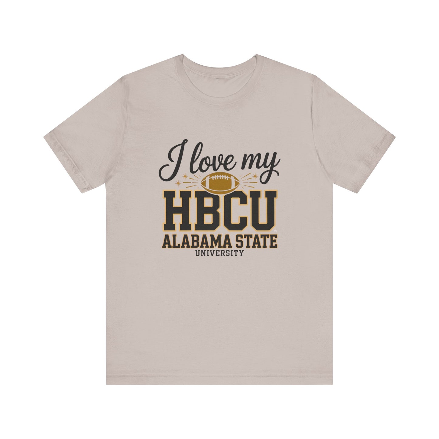 HBCU Love Tee, Unisex Short Sleeve T-Shirt, College Football Gear, Gift for Students, Fan Apparel, Black History Month Clothing