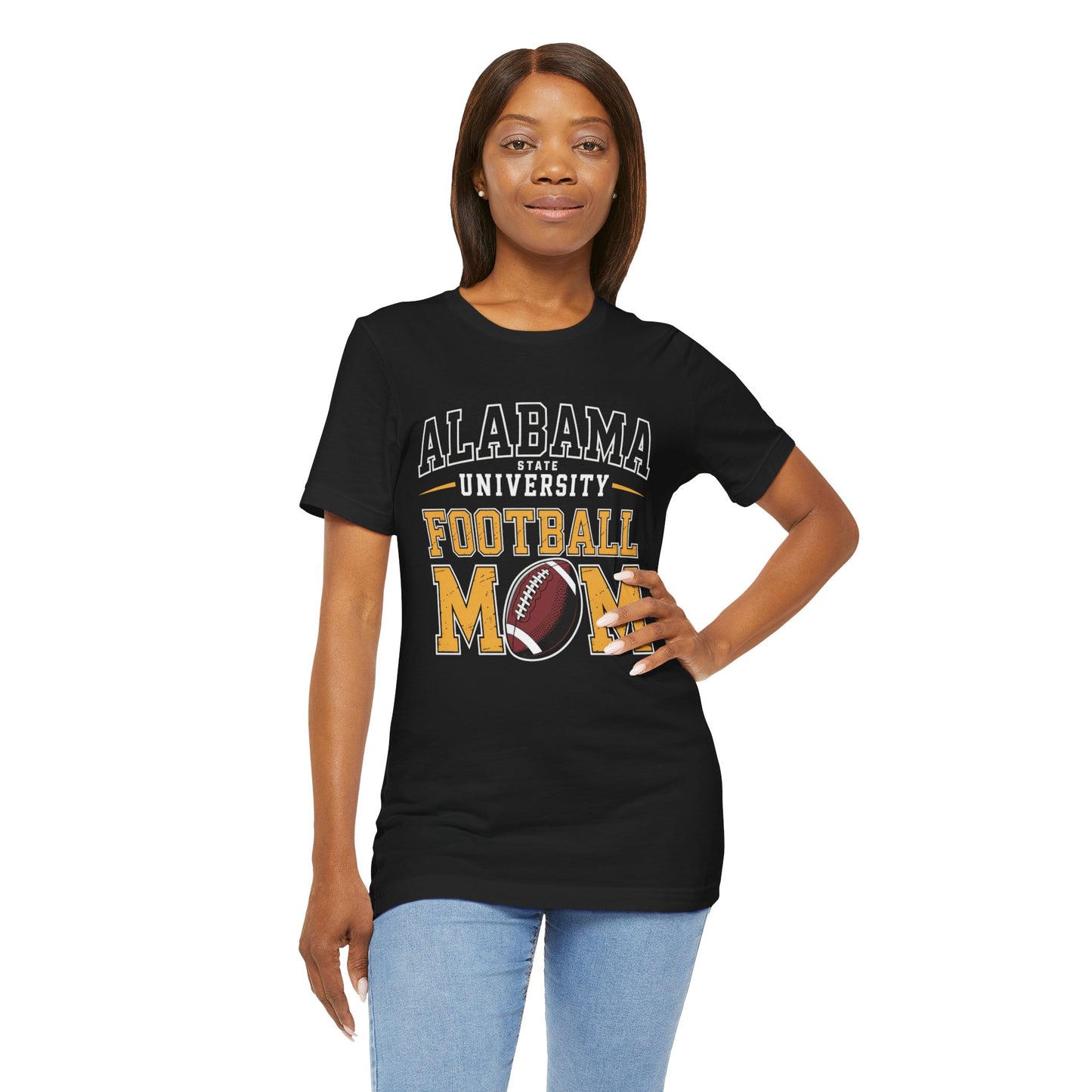 Unisex Jersey Short Sleeve Alabama State Football Tee