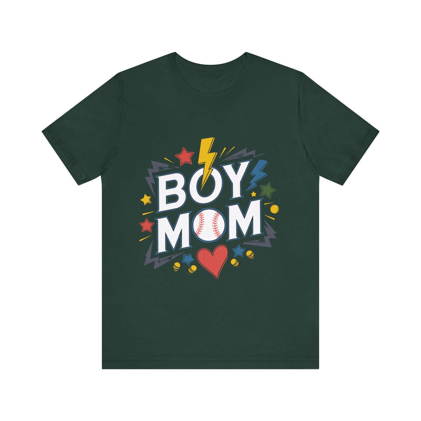 BOY MOM Unisex Garment-Dyed T-shirt