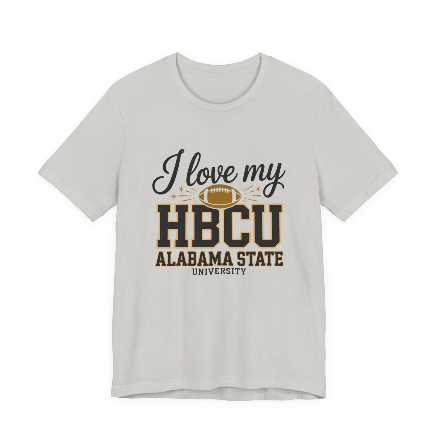 HBCU Love Tee, Unisex Short Sleeve T-Shirt, College Football Gear, Gift for Students, Fan Apparel, Black History Month Clothing