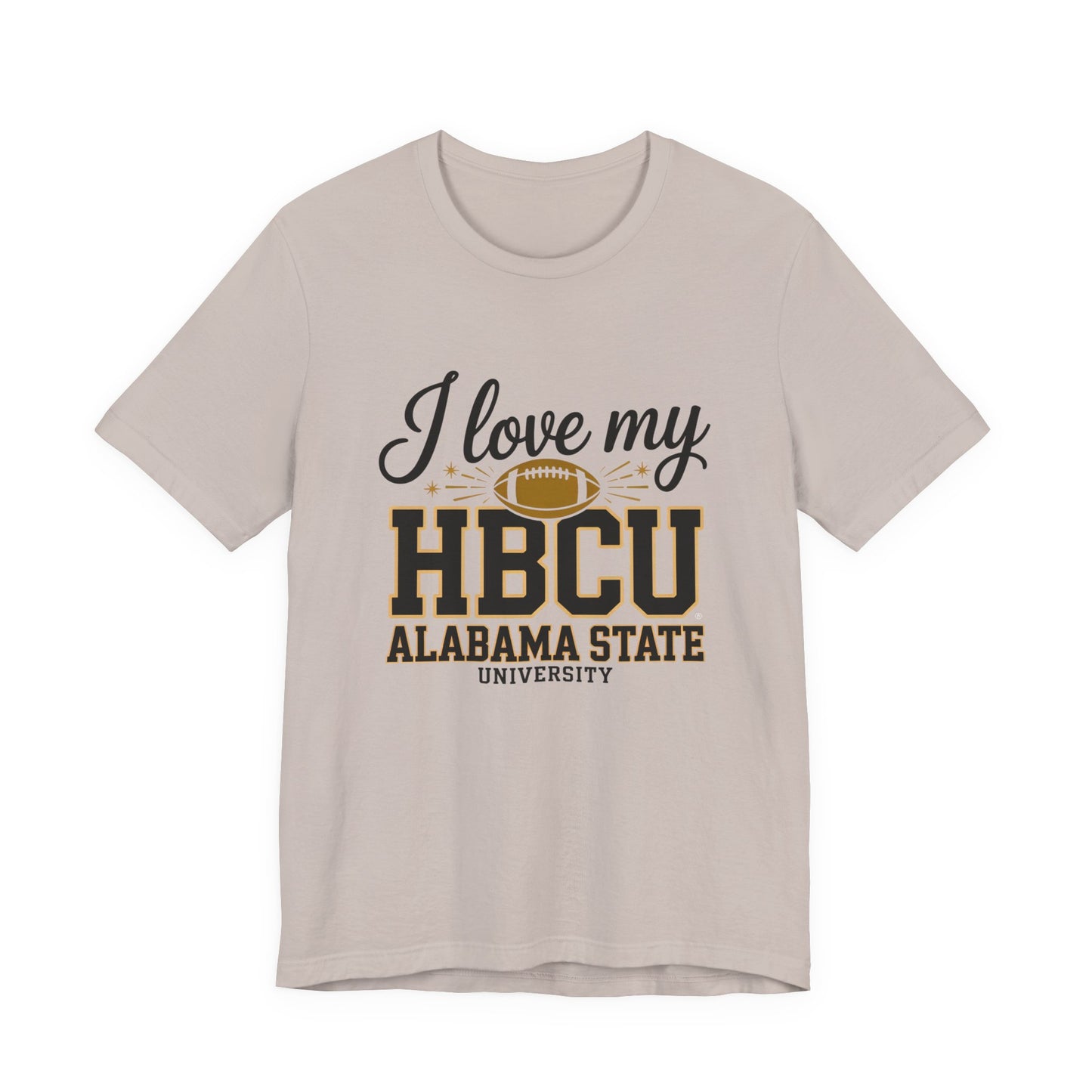 HBCU Love Tee, Unisex Short Sleeve T-Shirt, College Football Gear, Gift for Students, Fan Apparel, Black History Month Clothing