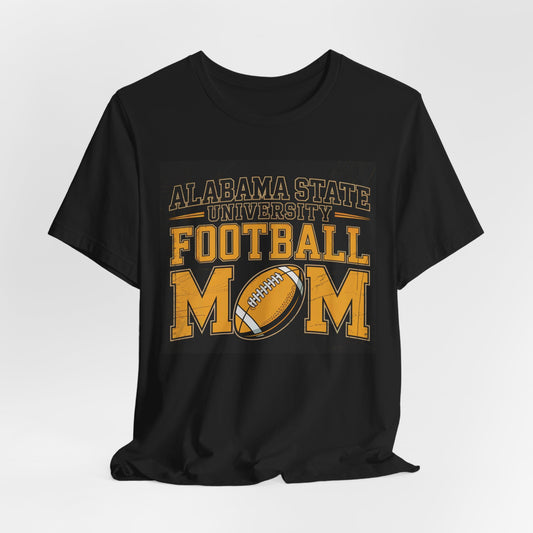 Football Mom T-Shirt | Unisex Short Sleeve Tee | Game Day Shirt | Sports Apparel | Gift for Football Moms, College Teams