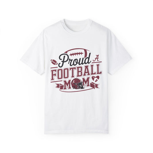 Custom Football Mom Unisex Garment-Dyed T-shirt