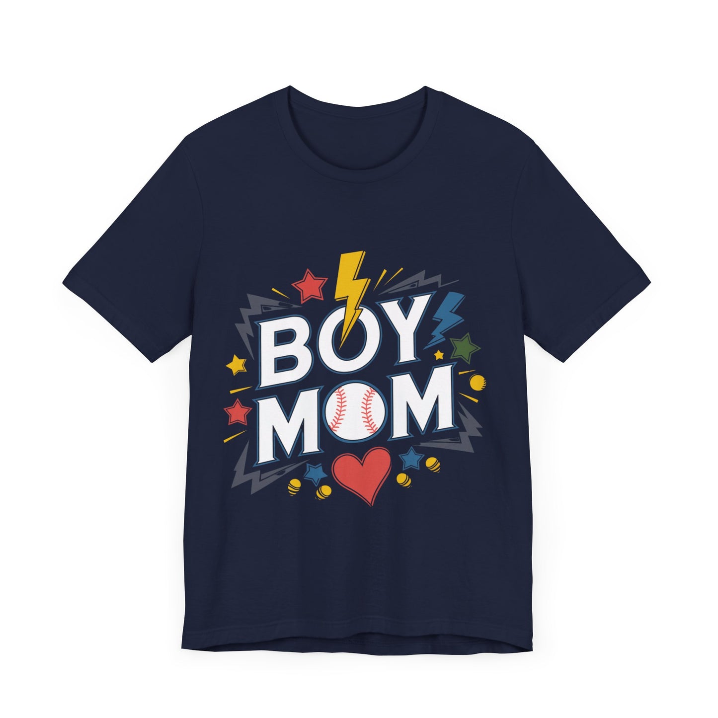 BOY MOM Unisex Garment-Dyed T-shirt