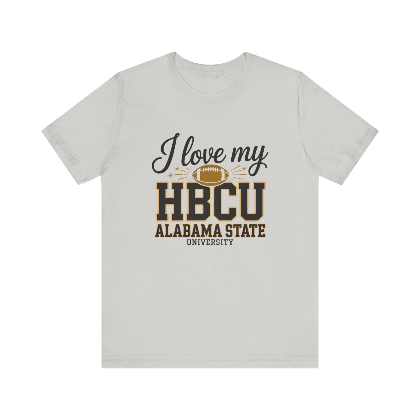 HBCU Love Tee, Unisex Short Sleeve T-Shirt, College Football Gear, Gift for Students, Fan Apparel, Black History Month Clothing
